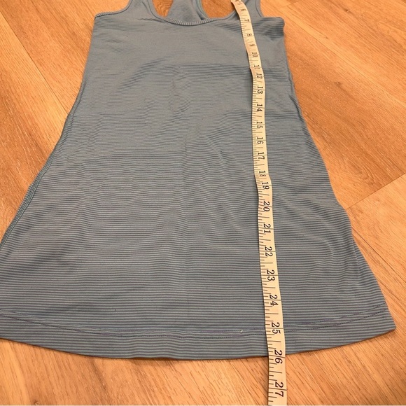 Lululemon Racerback tank top striped blue and green - Picture 3 of 5